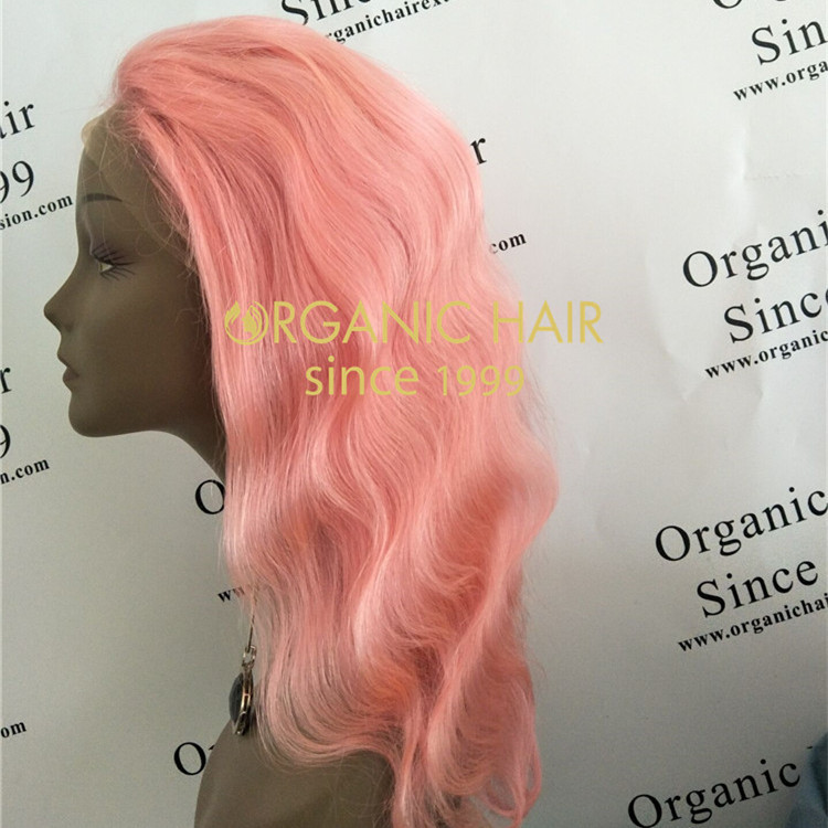 Wholesale glueless human hair full lace wig with baby hair X48